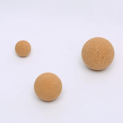 China Wholesale Durable Natural Cork Foot Massage Ball Yoga Balance Ball For Yoga Exercises for sale