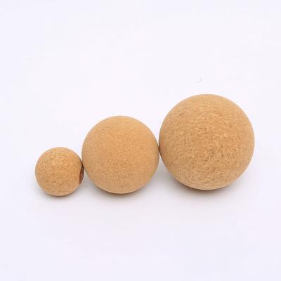 China New Arrival Long Lasting Round Shape Natural Cork Hand Massage Ball for sale