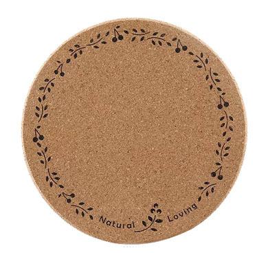 China Viable Recyclable Round Kitchen Protective Cork Pot Holder for sale