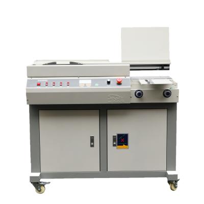 China New Arrival Perfect Automatic Hot Melt Glue Book Binding Machine 110x46x97cm for sale