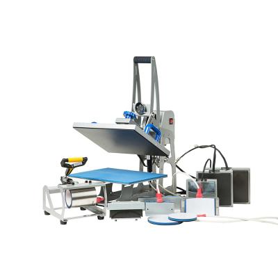 China Home Use New Arrival T Shirt 8 In 1 Manual Heat Press Machine Automatic Open Function for sale