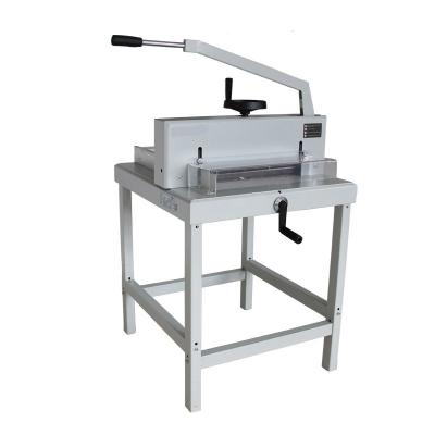 China Home Use 18.5inch Paper Cutter Heavy Duty Programmable Hydraulic Automatic Cutting Machine With 80mm Thickness for sale