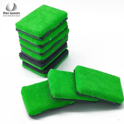 China Car Care Wax Microfiber Soft Applicator Sponge for sale