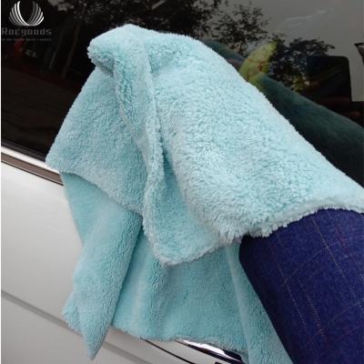 China 80% Polyester 40x40 Microfiber Towels Car Wash Care Auto Glass Cleaning Cloth Towel Edgeless Detailing Microfiber Towel For Maxing Polish for sale