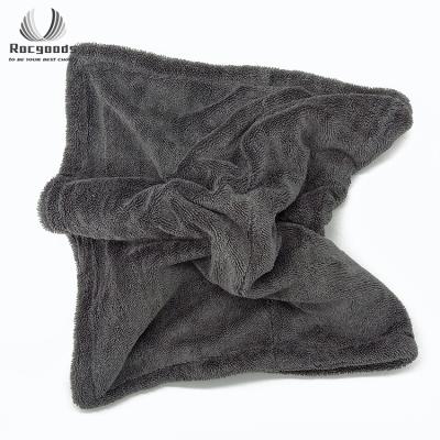 China Car Care Cleaning 1400GSM 70*90 Loop Pile Car Wash Towel Large Size Korean Twisted Microfiber Car Drying Twist Towel for sale