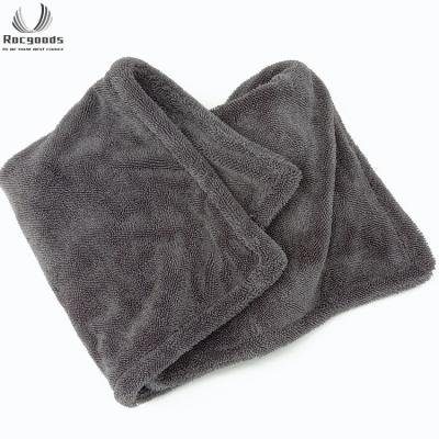 China Manufacture Car Care Cleaning Drying Auto Care Towel 50*80cm Twisted Microfiber Car Wash Detailing Polishing Cleaning Towel for sale