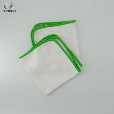 China Wholesale Viable Microfiber Car WashTowels Car Drying Towel Waffle Weave White Towel Good For Car Window Cleaning for sale