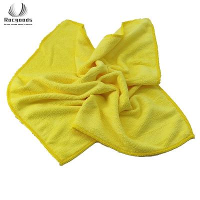 China Soft Edgeless Cleaning Cloth 16x16 300 Gsm 80% Polyester Microfiber Warp Knitting Auto Detailing Towel For Car Drying Washing Buffing Buffing for sale