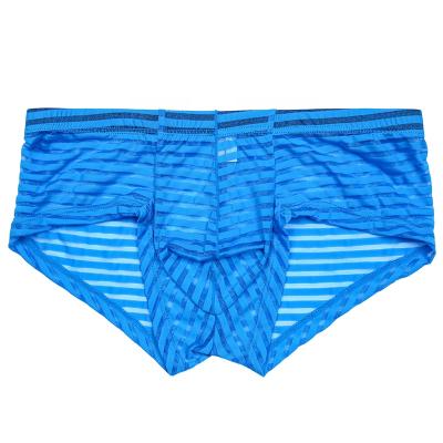 China Sexy underwear briefs factory direct supply European and American team-style mesh men's sexy brief underwear for sale