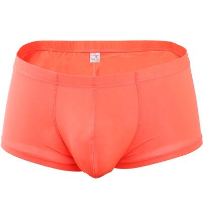 China Breathable Custom Wholesale Mens Ice Silk Underwear Mens Boxers Briefs for sale