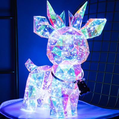 China Christamas Decoration Deer LED String Light USB Battery Power Christmas LED Lamp String Deer Reindeer Holiday Festivals Xmas Party Decoration for sale