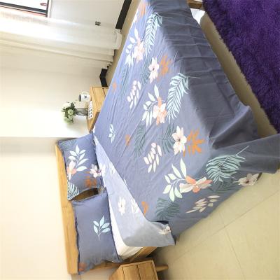 China Anti-Static Wholesale price bed sheets set luxury 3 piece bed sheets set bed sheet two pillowcase for sale