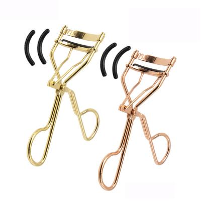 China Wholesale Custom Eyelash Curler Lash Curler Stainless Steel Professional Gold Private Label Eyelash Curler Holder Eyelash Curler for sale