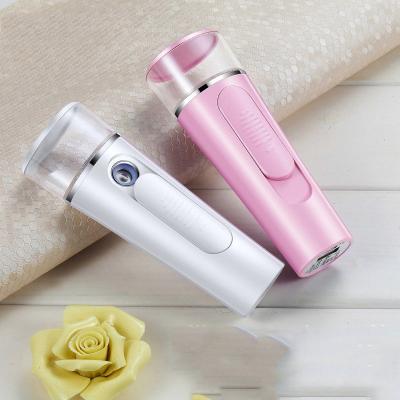 China Portable Mini DEEP CLEANSING Facial Humidifier Humidity USB Charging Nano Facial Sprayer Handy Facial Mist Sprayer for sale