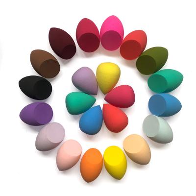 China Soft Bevel Shape Drop Shape Water Squash Beauty Tool Beauty Sponge Makeup Sponge Dry and Wet Eggs for sale