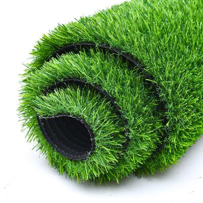 China Fashion 35mm Chinese Golden Supplier Synthetic Grass Turf Landscaping Artificial Grass For Garden for sale