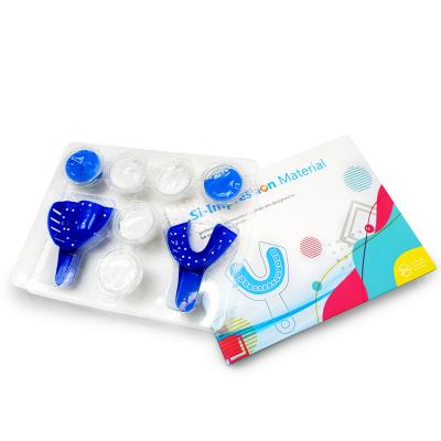 China Dental Clinic Wholesale Silicone Sealant Molding Dental Printing Kit 4+2 Cardboard 28g Set for sale