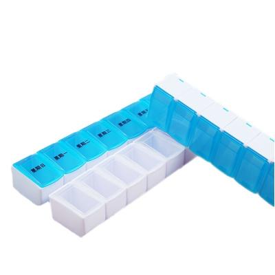 China Promotion Gift Cheap Price 7 Day Detachable Pill Box Medicine Case Organizer for sale