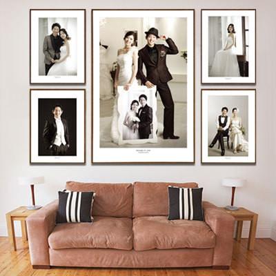 China Wooden and Leather Digital Photo Frame Korea Designs / Album Frames for sale