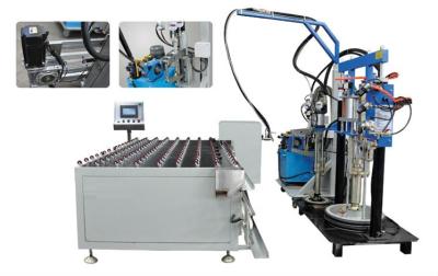 China Verzegelende Machine van het silicone de Horizontale Isolerende Glas, Automatische Silicone Verzegelende Robot, de Automatische Robot van de Siliconeextruder Te koop