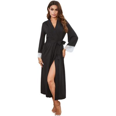 中国 Fashionable Breathable Fleece Sleepwear Woman Woman Kimono Robes Women Bath Robe Designer Nightwear 販売のため