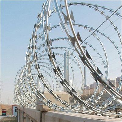 China High quality galvanized safety razor wire mesh fence for sale for sale