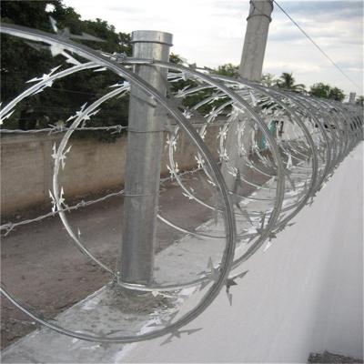 China High quality security tie prison fence galvanized razor wire for sale for sale