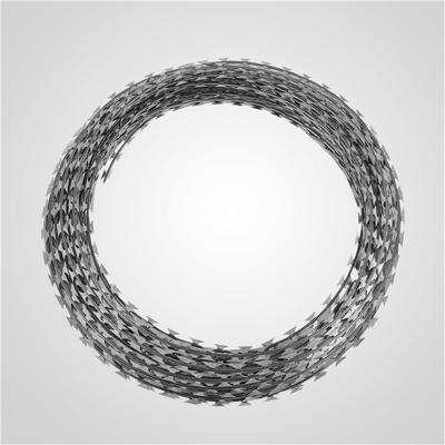 China High quality cheap types of safety stainless galvanized razor wire for sale for sale