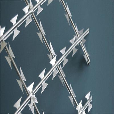 China High quality safety concertina galvanized razor wire mesh for sale for sale