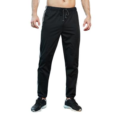 China Flygaga Home Black Casual Sweatpants Sports Sauna Suit For Men for sale