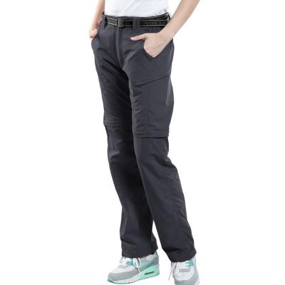 China Flygaga Wholesale High Quality Women Outdoor Convertible Cargo Pants Quick Dry Light Weight Breathable Joggers Increasing Zipper Off Pants for sale