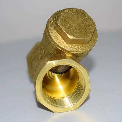 China General Thread Brass Y-type Brass Y-type Brass Ball Filter Faucet Pn16 Brass Inner Filter Faucet Y-Type for sale