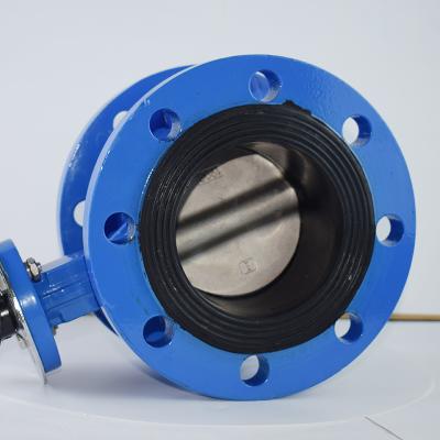 China General Ductile Iron Pair Pinch Butterfly Valve PN10 PN16 150LB Handle Turbine for sale