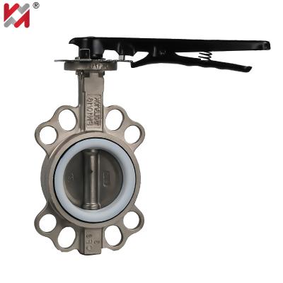 China 304 Stainless Steel Manual General Flange Butterfly Valve for sale