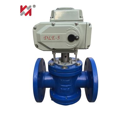 China 304/316 Stainless Steel DN15-DN300 Electric Actuator 3 Way 24V Water Control Electric Ball Valve for sale