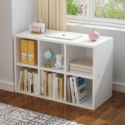 China Adjustable (Other) Custom Design Home Multifunctional Single Book Cases Display Bookcase Wooden Shelves for sale