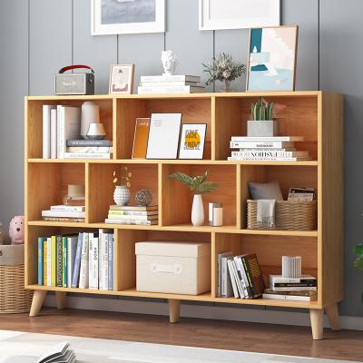 China (Others)Adjustable Home Furniture Industrial Style Book Case Shelves Storage Cube Floor Modern Bookcase for sale