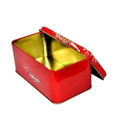 China Packing Metal Storage Afternoon Tea Time Printing Cookie Tin Storage Case Chocolate Collect Container Metal Cookie Box for sale