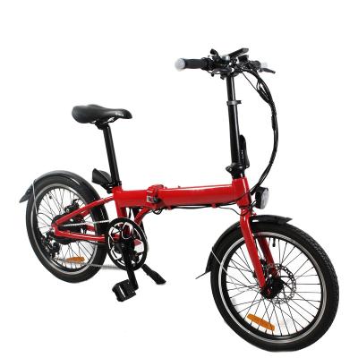 China Aluminum Alloy 36V 250W mini folding electric bicycle bike 20in super cheap foldable ebike for sale