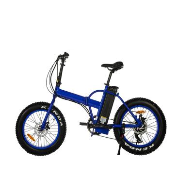 China Aluminum Alloy 20 inch electric mountain bike fat tires 48v 500w folding bike electric bicycle for sale