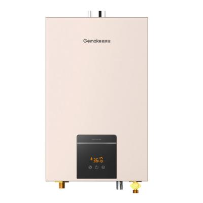 China Household Gemake 10 Liter Forced Duct LPG/LNG Gas Tankless Instant Water Heater With National NOM Certification for sale