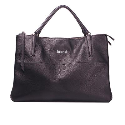 China Black Fashion Factory Price Customer Tote Bags Fashion Leather Bags Large Capacity Trendy Handbags Unisex for sale