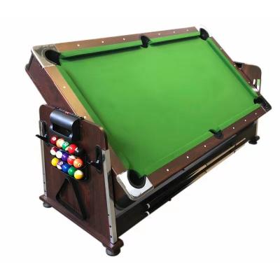 China Modern Spinning MDF DQ Manufacture 4 in 1 Multi Game Billiard Pool Table Air Hockey Table Top for sale