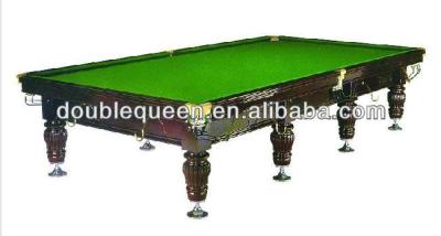 China Riley leather pool table with 8pcs solid legs for sale