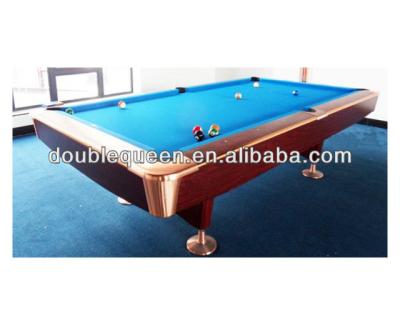 China Billiard leather pool table for sale