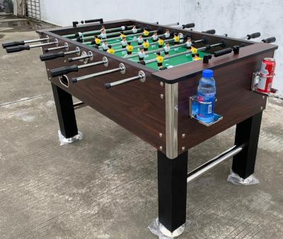 China Funny Soccer Tables Play 2019 Hot Selling MDF Indoor Game Sports Foosball Table Hand Soccer Party Table Football for sale