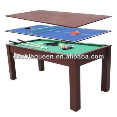 China MDF and plastic 3 in 1 American new style mini pool table for sale