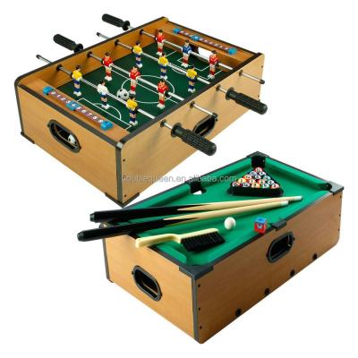 China MDF with PVC laminated cheap mini games kids football table /billiard table/snooker table for sale