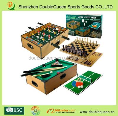 China MDF With PVC Laminated Mini Table Football With Pool Table And Chess Table for sale