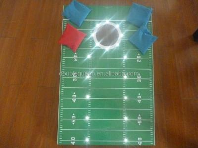 China MDF With Corn Hole Bag Toss Custom Constructed By Quality PVC Laminate With LED Light for sale